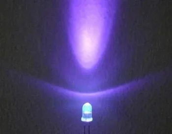 100ШТ 3 ММ Лилаво / UV LED супер ярък LED Диоди F3