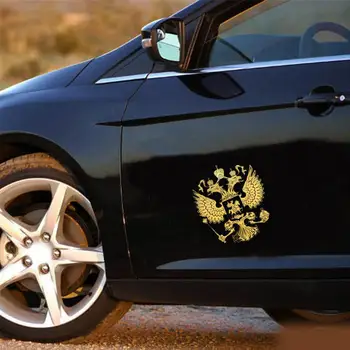 3D Автомобилната Стикер Златни Гербове на Русия Никелови Метални Автомобилни Стикери Етикети на Руските Автомобилни Стикери стикери за автомобил carro adesivos