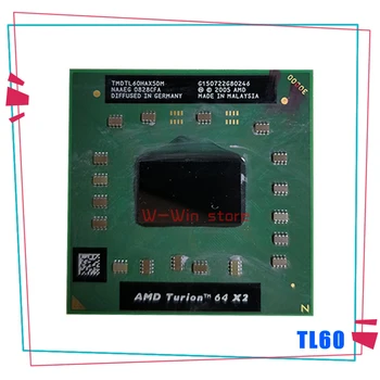 AMD Turion 64 X2 Mobile technology TL-60 TL 60 TL60 2.0ghz Dual core двухпоточный процесор TMDTL60HAX5DC Socket S1