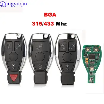 jingyuqin 20ps 2/3/4 B Дистанционно автомобилен ключ и без ключ FSK 315/434 Mhz за Mercedes Benz 2000 година + Поддържа Оригиналния NEC и BGA