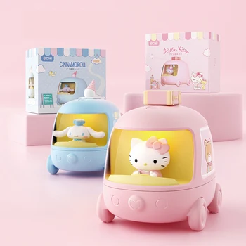 Kawaii Sanrio Hello Kitty Cinnamoroll лека нощ Овлажнител на Въздуха Безшумен Малко за Домашна Употреба, Офис Спални Usb Спрей е Детска Играчка, Подарък