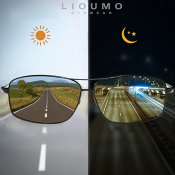LIOUMO най-Добрите Фотохромичните Слънчеви Очила За Мъже И Жени, Поляризирани Очила-Хамелеон, Очила За Шофиране, Очила С Антирефлексно покритие, zonnebril heren