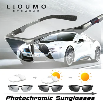 LIOUMO Фотохромичните Слънчеви Очила За Мъже, Спортни Очила За Шофиране На Открито, Дамски Поляризирани Очила с Високо Качество, lentes hombre de sol