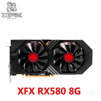 XFX RX 580 8 GB Видео карта 256 bit GDDR5 графична карта AMD RX серия 500 VGA Карти RX 580 RX580-8 GB, DisplayPort, HDMI, DVI, Използвани
