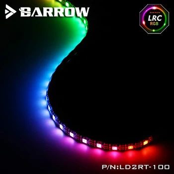 Бароу Аврора LED 5 В 3PIN Заглавие Ивица Светлина Пръчици се използват за Корпуса на Компютъра Водоустойчив Лепкава 100 см Дължина Поддръжка на D-RGB СИНХРОНИЗАЦИЯ