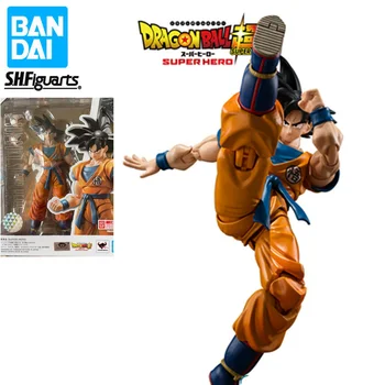 В присъствието на Оригиналния bandai S. H. Figuarts SHF dragon ball Son Gokuu супер герой от Аниме Фигурка Модел Подбрани Играчки