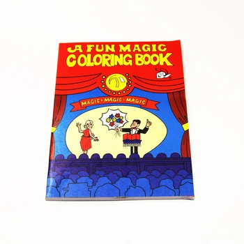 Голям Размер Магическа книжка за Оцветяване Карикатура Книга Магически Трикове 28*21 mm най-Доброто За Децата С Магически Трик, Илюзия Ментализм Забавен