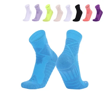 Дебели Дъното Кърпи Елитни Баскетболни Чорапи Тенденция Актуални Спортни Чорапи за Бойни изкуства Дишащи Чорапи за Мъже И Жени