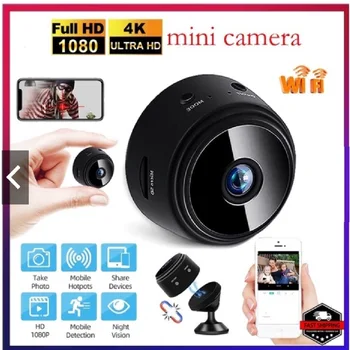 Мини A9 Cemera 1080P high Definition WIFI ВИДЕОНАБЛЮДЕНИЕ IP Нощно Виждане Глас, Видео Сигурност, Безжични Камери за Сигурност с Нощно Виждане