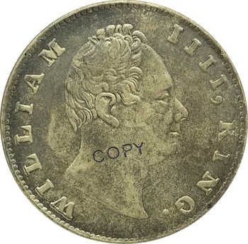 Монети на Индия Уилям IIII 1840 Британската Източно-Индийска Компания е Една Рупия Мельхиоровая Сребърна Копирни Монета