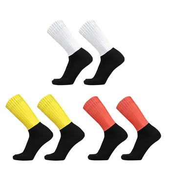 Нови Чорапи Pro Team Aero Мини Силиконови Чорапи За Колоездене Мъжки Колоездене, Спортни Чорапи За Джогинг Calcetines