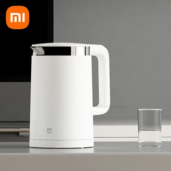 Оригинални Xiaomi Mijia Термостат Електрически Чайник 1,5 л Управление с помощта на приложението за мобилен телефон 12 часа Термостат Умен Чайник 1800 W