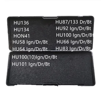 оригинални шлосери инструменти LISHI 2 в 1 HU136 HU134 HU41 HU58 HU64 HU66 HU83 HU87 HU92 HU100 HU100 10 cut HU101