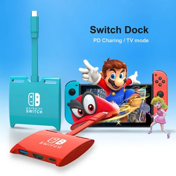 Преминете док-Хъб за Nintendo Преминете На 4K, HDMI, Докинг-станция, USB 3.0 PD зарядно устройство ще захранване на зарядно устройство за Macbook Air Pro M1 Type C Hub H16