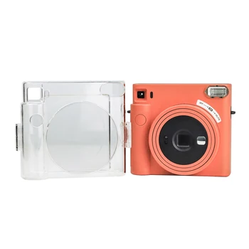 Чанта за Камера от PVC С Печат Защитен Калъф За fujifilm Instaxs Square SQ1 Аксесоари За Камери С пагон
