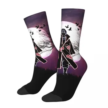 Чорапи Сагруб.начинът Итачи, Мъжки И Дамски Памучни Забавни Щастливи Готини Чорапи на нинджа От Японската Аниме, Зимни Чорапи Харадзюку, Коледен Подарък
