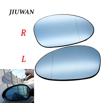 1 Чифт Автомобилни Страничните Огледала за обратно виждане, Синьо Стъкло, Антирефлексно, С Топъл, Ляво и Дясно За BMW E90 2005-2008, Широка Директен Заместител