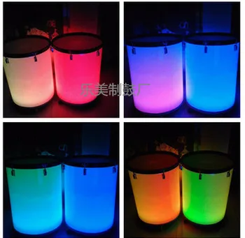 1обмороженный Водна Барабан Цветни LED Глас Страст Прозрачен Летящ Дете