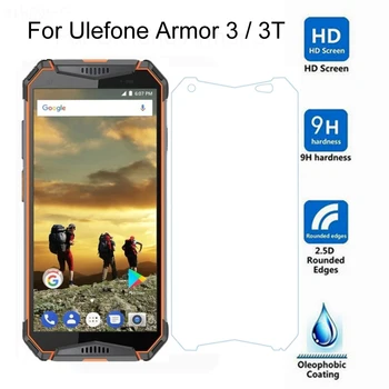 2.5 D 9H Закалено стъкло за Ulefone Armor 3 3T Предпазно стъкло за екран за Ulefone Armor 3/3 T Защитно фолио за Стъкло 3 3T