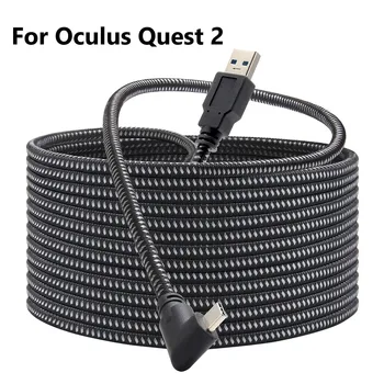 3/5/6 м За Oculus Quest 2 Линк Кабел USB 3.0 Бързо Зареждане на Кабели за Quest2 VR Пренос на Данни за Бързо Зареждане на VR Слушалки Аксесоари