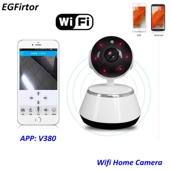 720P Безжични Wifi Камера за Видеонаблюдение Охранителна Аларма IP-Камера за Нощно Виждане следи бебето 2-Лентов Аудио 1MP IP Камера