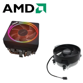 AMD Ryzen Призрак Охладител, Вентилатор Оригинален Нов СТЕЛТ ПРИЗМА RGB за R5 ах италиански хляб! r7 R9 3600 Процесор Поддръжка FM2 серията AM3 AM4 4PIN Майчин Кабел