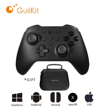 GuliKit KingKong 2 Новата Зала Джойстик Bluetooth Гейм Контролер Безжичен Геймпад за Windows Nintendo Switch Android, iOS, windows и macOS