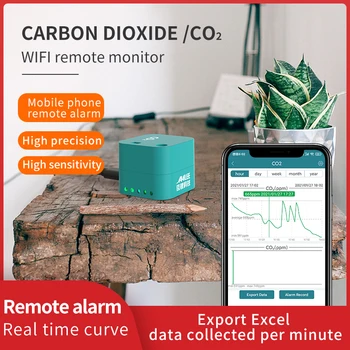 JAALEE JCO2-U CO2 Сензор Wi-Fi Bluetooth Умен Дом Аларма Устройство за Управление на Дистанционно Приложение