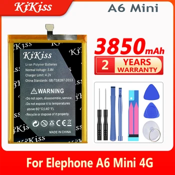 KiKiss 3850 ма A6 Телефон Мини Батерия За Elephone A6 Мини 4 Г A6Mini на Батерията