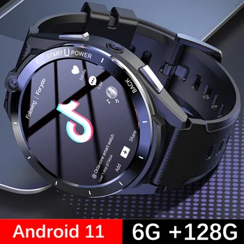 LZAKMR 2023 НОВИ 6G 128G Мъжки Умен часовник Android OS 11 Z40 4G NET Dual camera WiFi GPS 900 mah-Power Bank Часовници MTK Чип за видео разговори