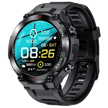SENBONO Нови Мъжки Smart-Часовници, GPS Тракер, IP68 Водоустойчив Часовник с по-Голяма Батерия Спортни Умни Часовници на Открито за Мъже и Жени за IOS и Android