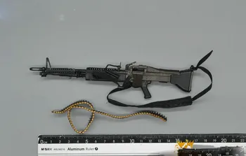 Threezero 3Z02880W0 1/6 Мъжки Войници Първата Капка Кръв Рамбо M16 M60 Основно Оръжие Пистолет Модел Играчки, Подходящи 12 