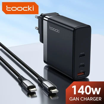 Tooki GaN PD C USB Зарядно Устройство Бързо Зареждане на QC4.0 140 W Бързо Зареждане Зарядно Устройство За iPhone 13 14 Pro Xiaomi 12 Poco f3 Type C Зарядно Устройство