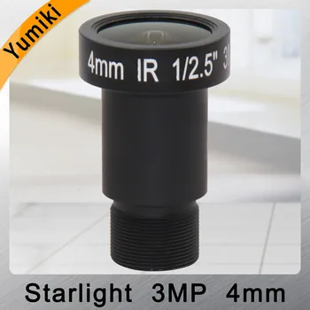 Yumiki M12 ВИДЕОНАБЛЮДЕНИЕ 3MP 4 mm обектив F1.2 Фокусно разстояние 4 мм Сензор 1/2.5 