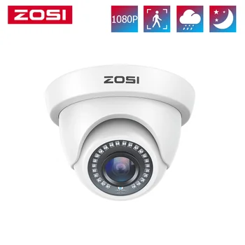 ZOSI 2.0 MP HD 1080 P 1920TVL Хибриден 4-в-1 TVI CVI AHD 960 H CVBS Куполна Камера за видео наблюдение на Закрито и на открито за Домашна Система за Видеонаблюдение DVR