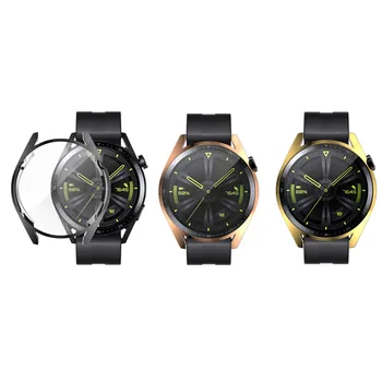 Защитен Калъф За екрана Huawei Watch GT 3 42 мм TPU Smartwatch Защитен Калъф е устойчив на надраскване на Бронята, под формата На Миди Пълен Калъф