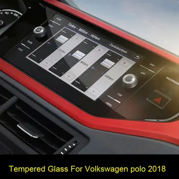 Защитно фолио от закалено стъкло за Volkswagen vw polo /VW Polo 6 Discover Media 8 инча 2019 авто навигационния екран