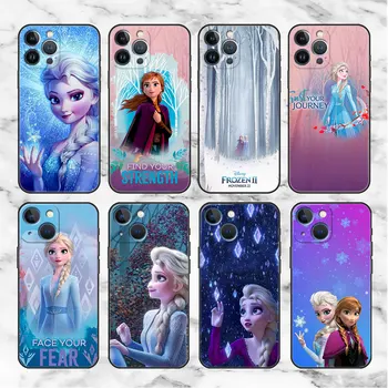 Калъф Funda за Apple iPhone 11 13 Pro Max 12 XR XS X 7 8 Plus SE 2020 6 6S 5 5S Силиконов Калъф за телефон Frozen Beauty Elsa