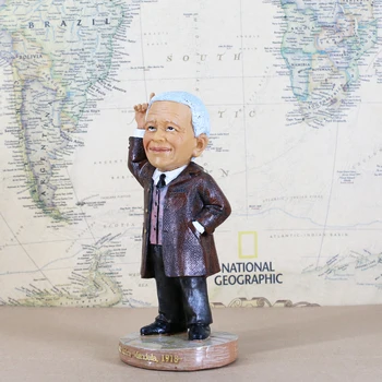 Класическа Статуя на Световно Известни Хора Президент на южна АФРИКА Политик Мандела 1918-2013 на Нобелова Награда за Мир Фигурка Модел Подарък
