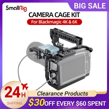 Клетка за камера SmallRig Dsrl и Комплект горната Дръжка За аксесоари Blackmagic 4K и 6K 3130