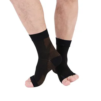 Крак анти умора компрессионный ръкав за крака Поддръжка на Глезена, Работещи на Гориво Баскетбол Спортни Чорапи Открит Мъжки Глезен еластична Превръзка Чорап