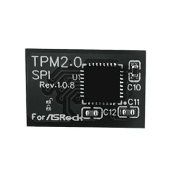 Модул за Кодиране за Сигурност TPM 2.0 Дистанционно Карта 14 Пин SPI TPM2.0 Сигурност Модул За дънната платка на ASROCK