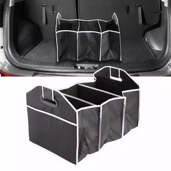Органайзер За Багажник на Кола Сгъваема Здрава Здрав Автомобил Кутия За Съхранение на авто Багажник Организира Закупуване на Чист Сгъваема Компактна Чанта За Съхранение
