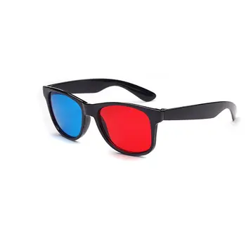 Универсални 3D Очила за телевизия, кино, Съраунд Анаглиф, Видеокадр, 3D Очила, DVD, Игралното Стъкло, Червен и син Цвят